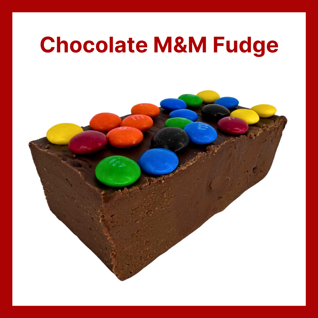Chocolate Fudge with M&M's – Nick's Wicked Tasty Fudge
