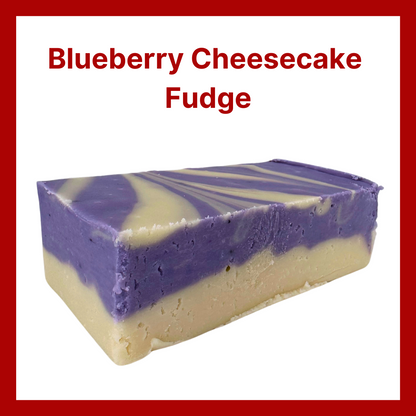 Blueberry Cheesecake Fudge