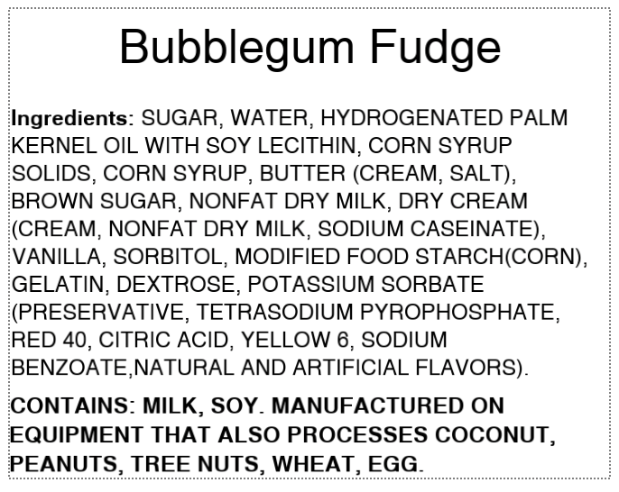 Bubblegum Fudge