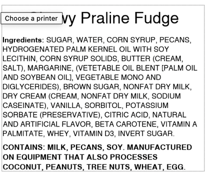 Chewy Praline Fudge
