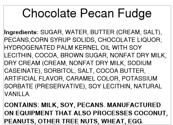 Chocolate Pecan Fudge