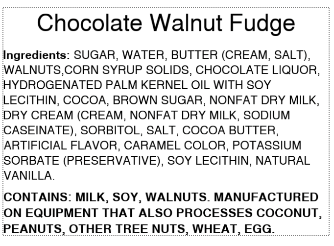 Chocolate Walnut Fudge