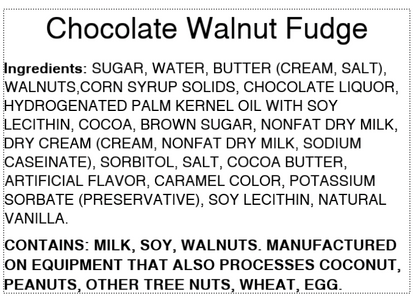 Chocolate Walnut Fudge