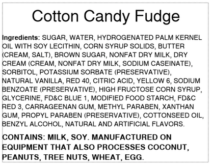 Cotton Candy Fudge