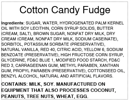 Cotton Candy Fudge