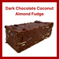 Dark Chocolate Coconut Almond Fudge