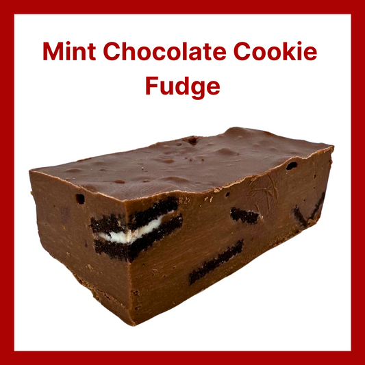 Mint Chocolate Cookie Fudge