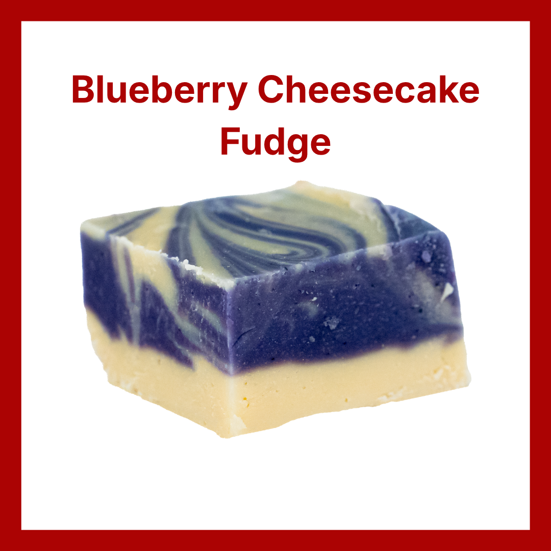 Blueberry Cheesecake Fudge