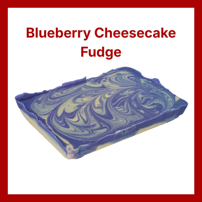 Blueberry Cheesecake Fudge