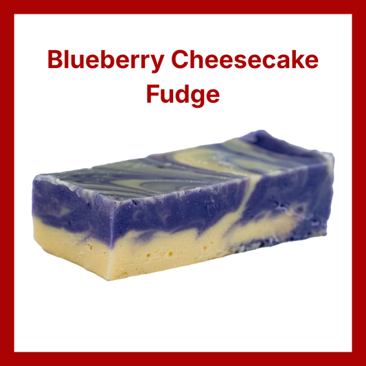 Blueberry Cheesecake Fudge