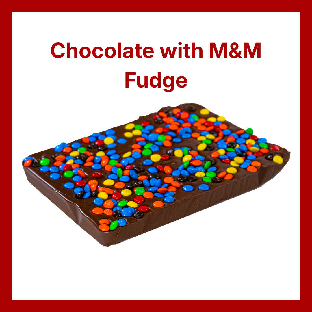 Chocolate Fudge with M&M's