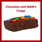 Chocolate Fudge with M&M's