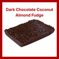 Dark Chocolate Coconut Almond Fudge