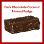 Dark Chocolate Coconut Almond Fudge