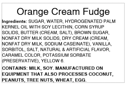 Orange Cream Fudge