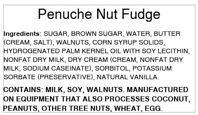 Penuche Nut Fudge