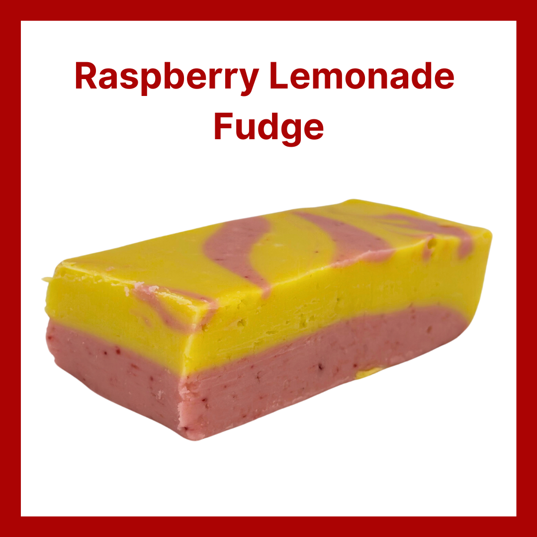 Raspberry Lemonade Fudge