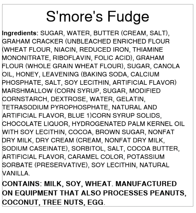 S'mores Fudge