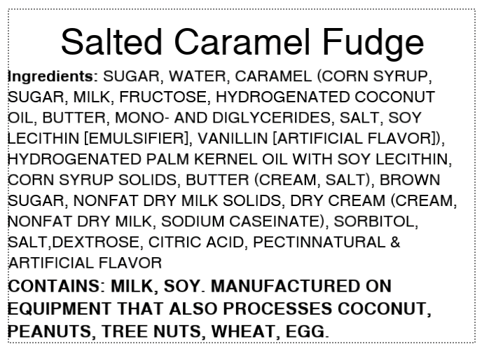 Salted Caramel Fudge