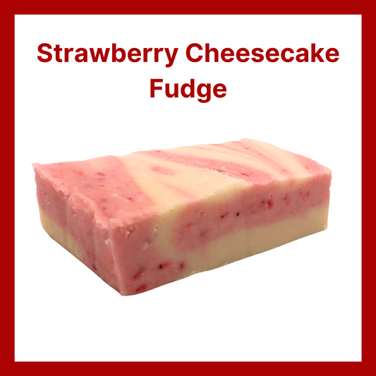 Strawberry Cheesecake Fudge