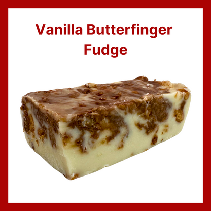 Vanilla Butterfinger Fudge